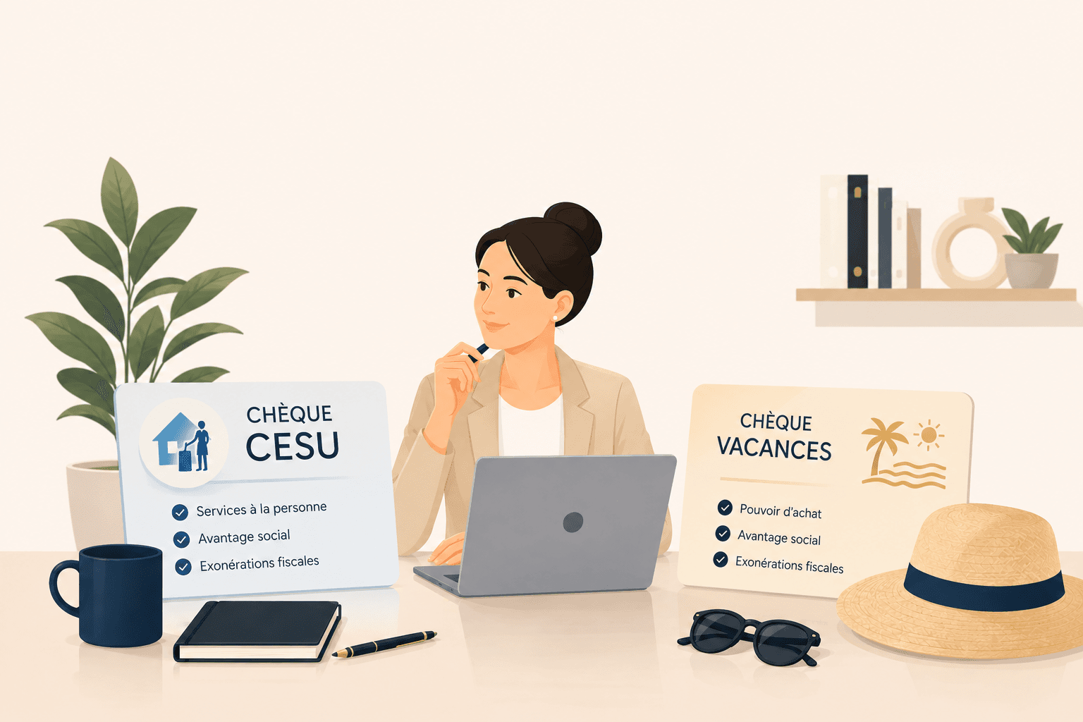 Optimiser sa Rémunération de Profession Libérale : CESU et Chèques-Vacances sans Sacrifier sa Retraite